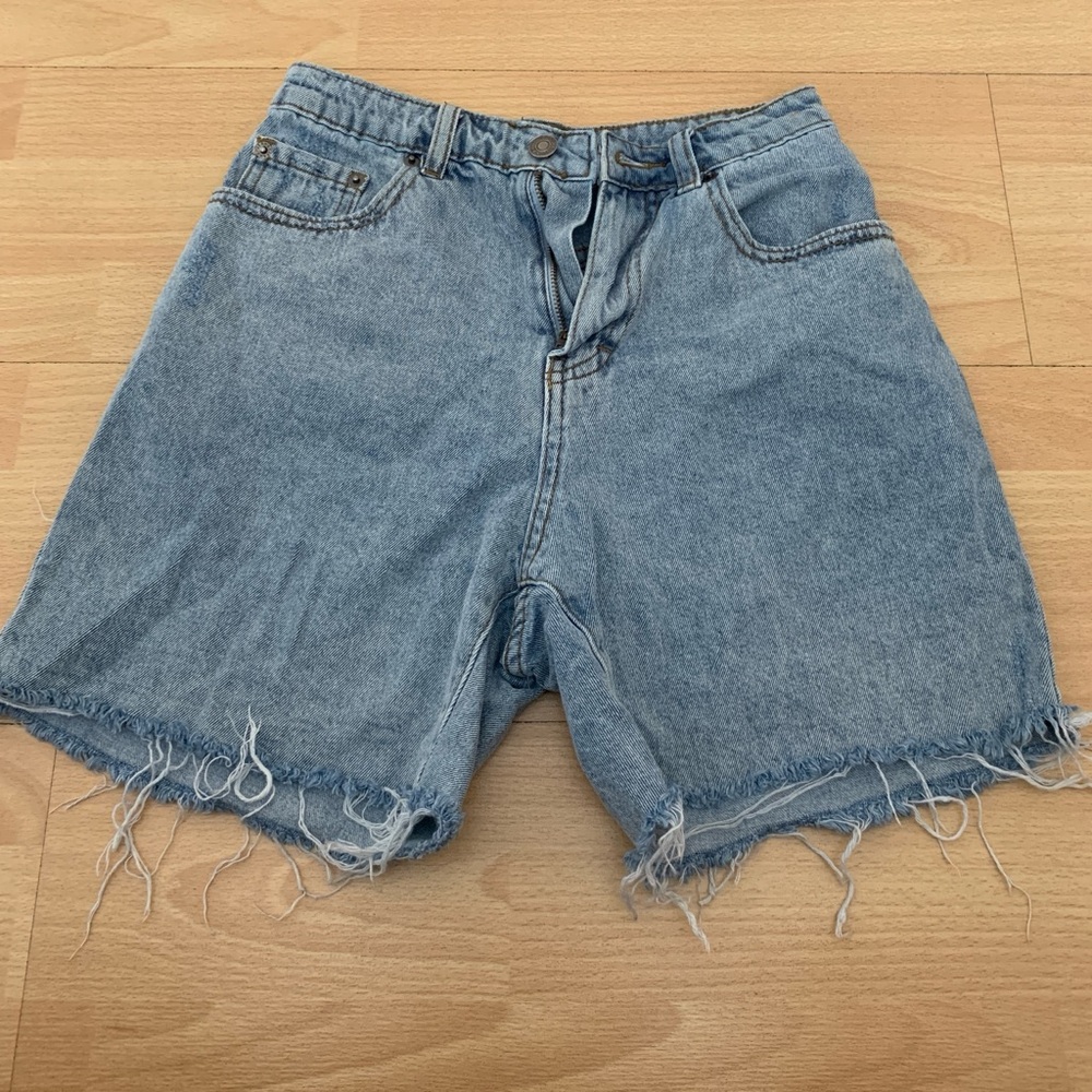 White Fox Denim Shorts